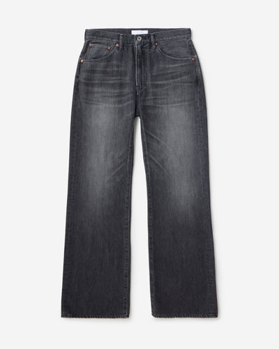 MEN｜Light Flare Jeans 9oz Washed Black