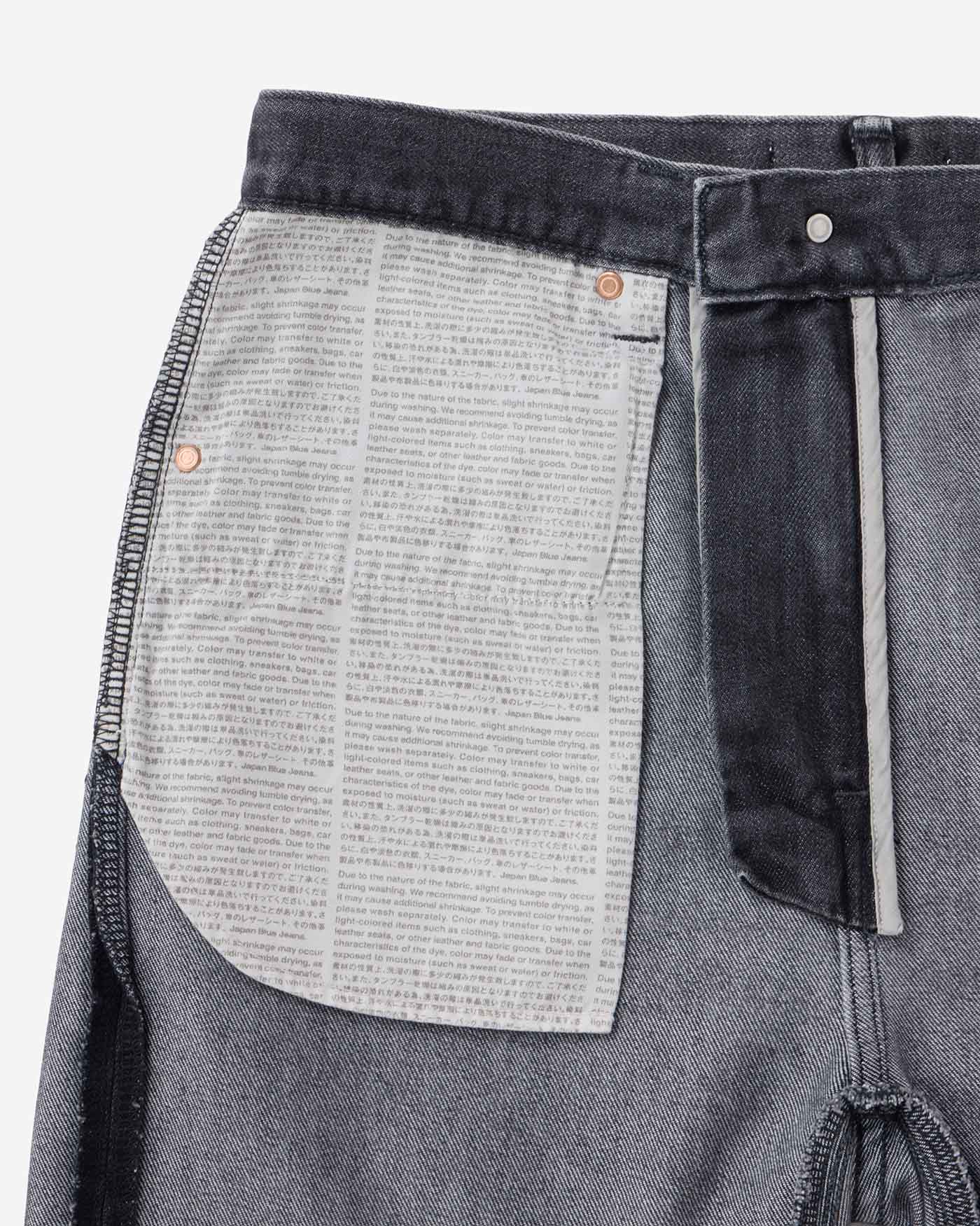 MEN｜Light Flare Jeans 9oz Washed Black - Japan Blue Jeans