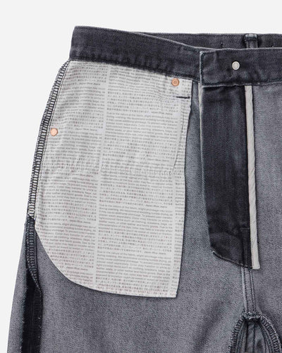 MEN｜Light Flare Jeans 9oz Washed Black