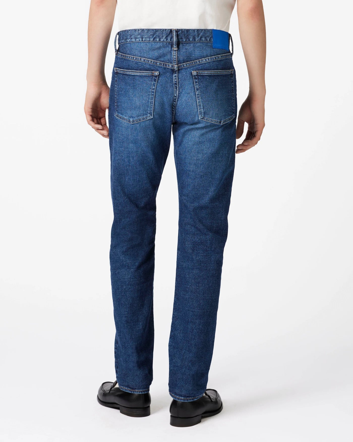 MEN｜Stretch Slim Jeans 12oz Dark Indigo - Japan Blue Jeans