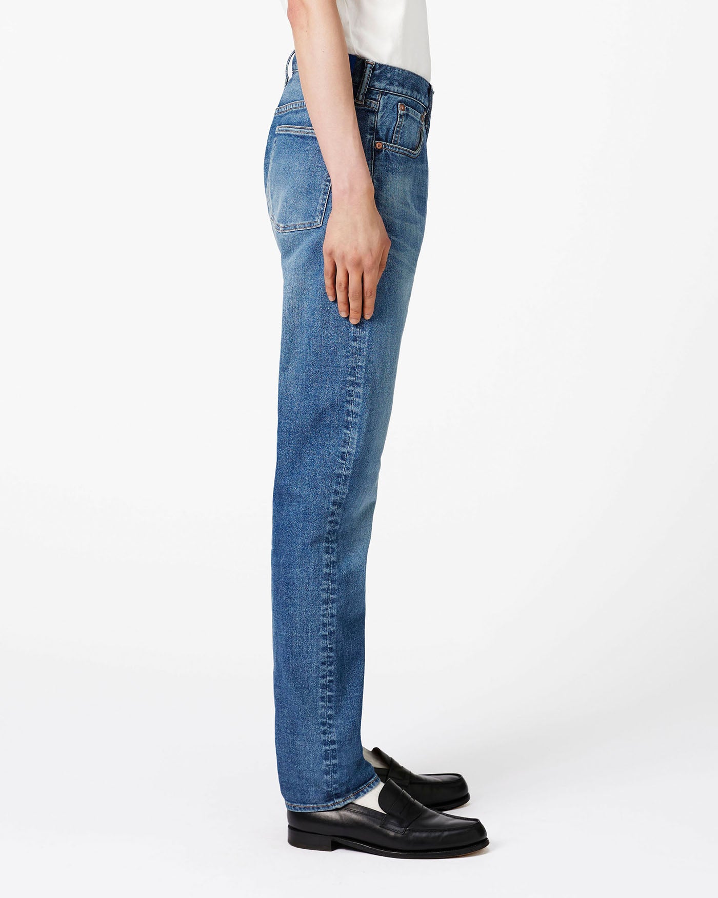 MEN｜Stretch Slim Jeans 12oz Medium Indigo