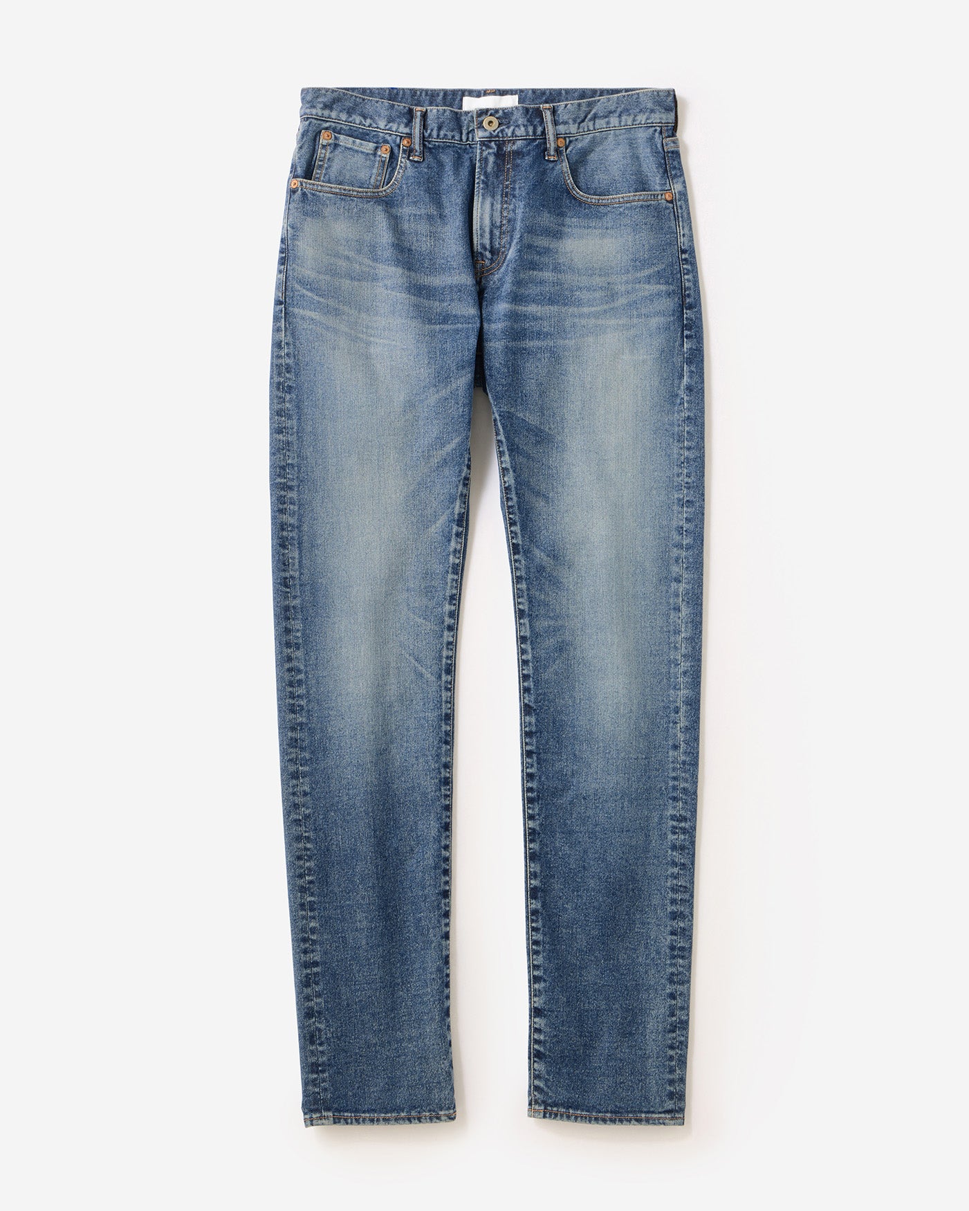 MEN｜Stretch Slim Jeans 12oz Medium Indigo