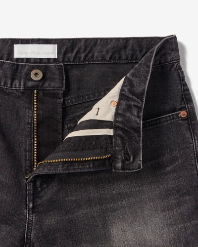 MEN｜Stretch Slim Jeans 12oz Washed Black