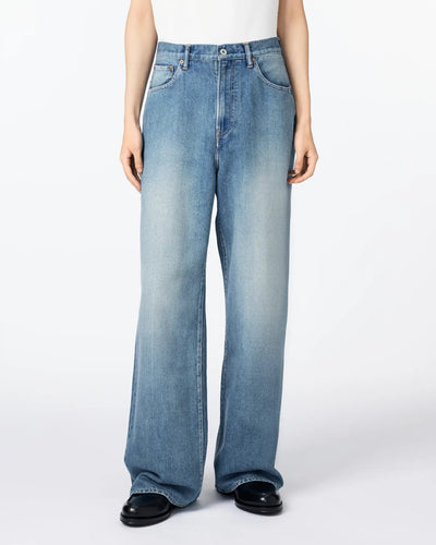 MEN｜Light Loose Jeans 9oz  Medium Indigo