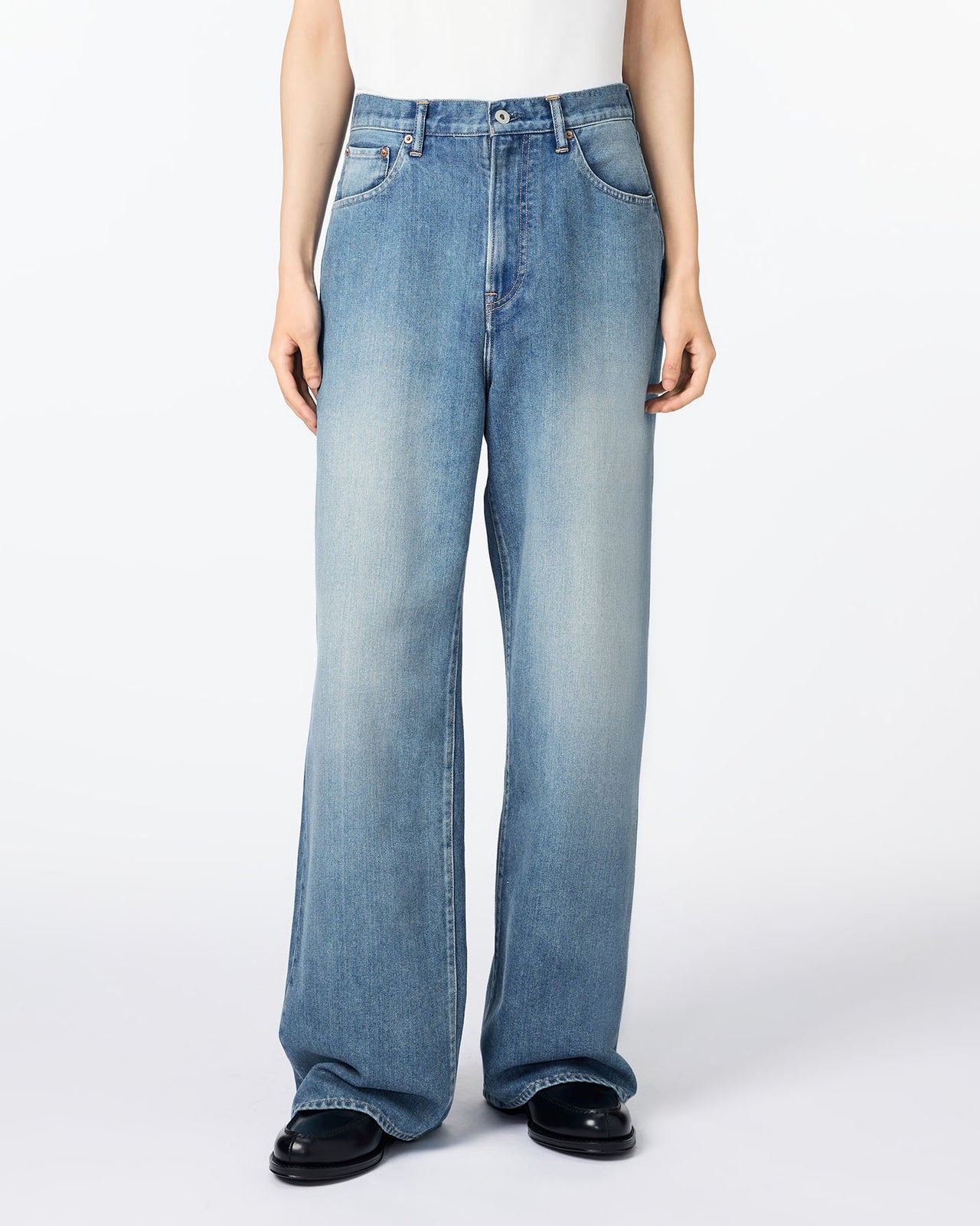 MEN｜Light Loose Jeans 9oz Medium Indigo - Japan Blue Jeans