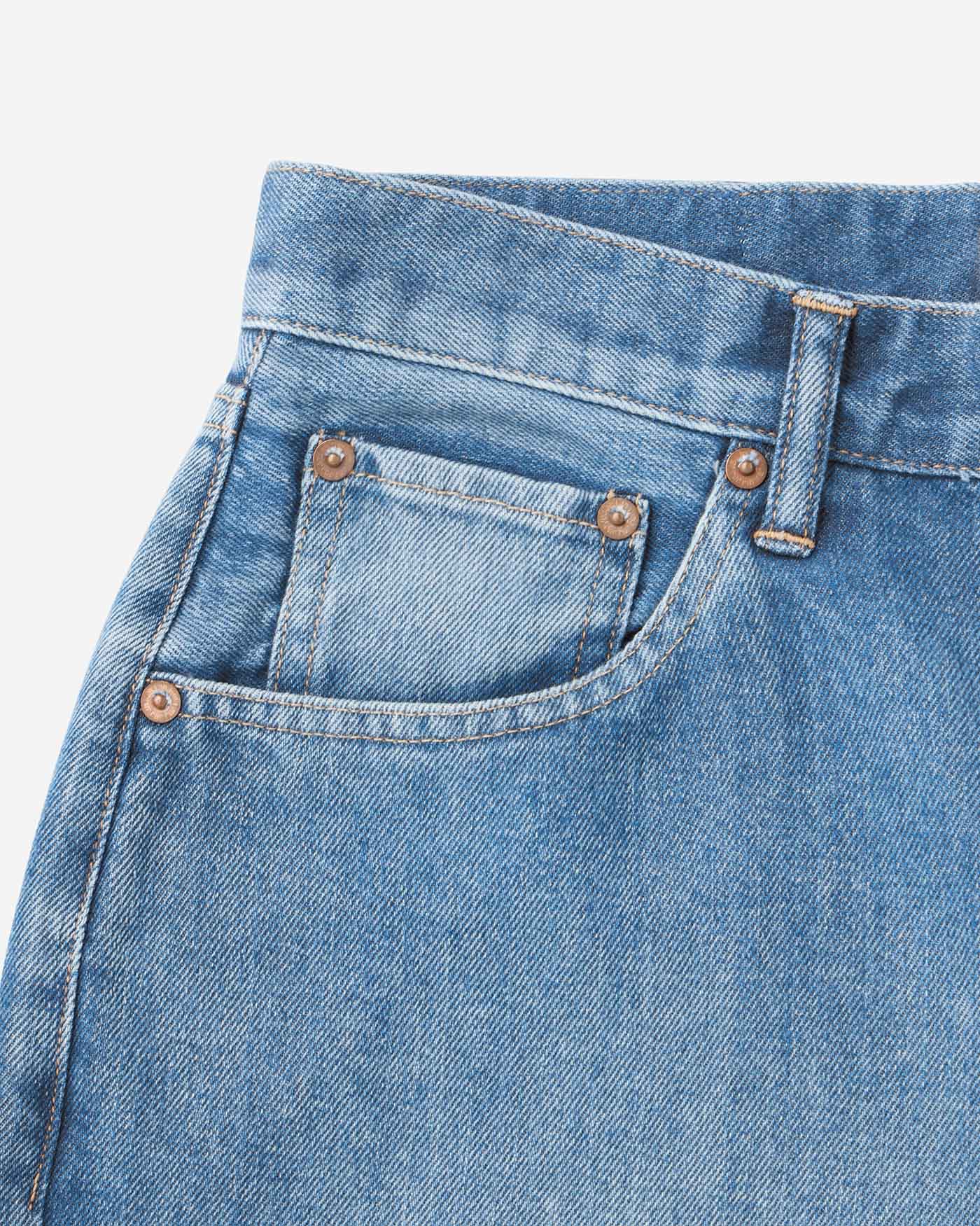 MEN｜Light Loose Jeans 9oz  Medium Indigo