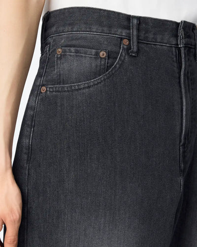 MEN｜Light Loose Jeans 9oz Washed Black