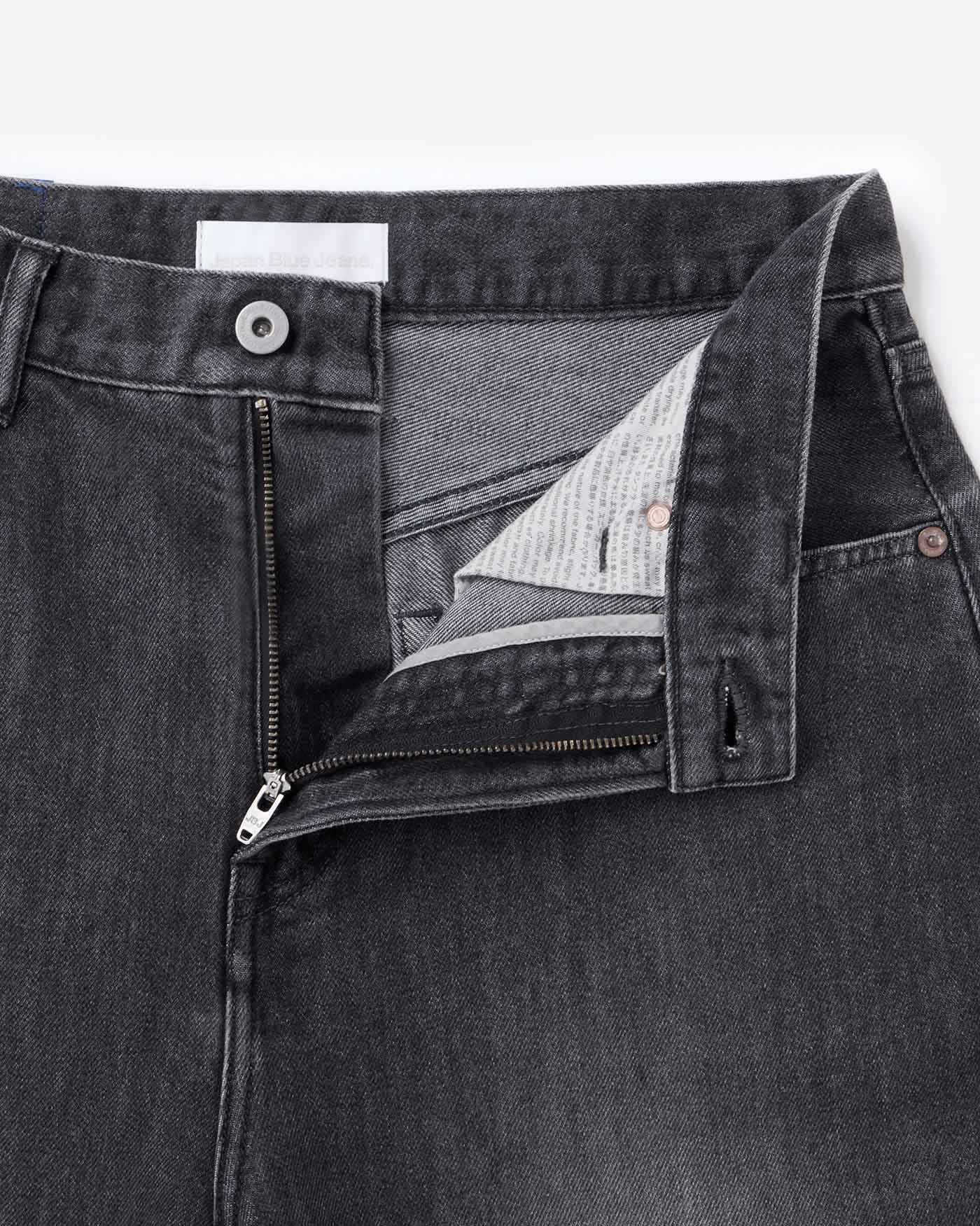 MEN｜Light Loose Jeans 9oz Washed Black