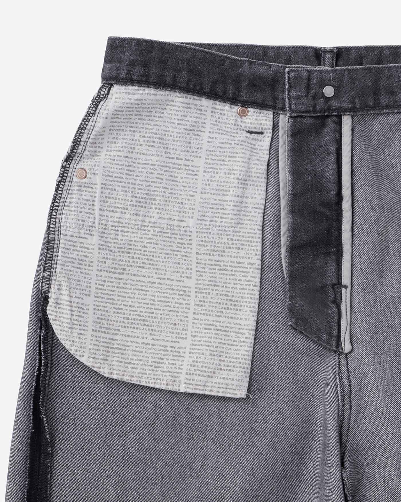 MEN｜Light Loose Jeans 9oz Washed Black