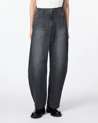 MEN｜Light Curve Jeans 9oz Washed Black