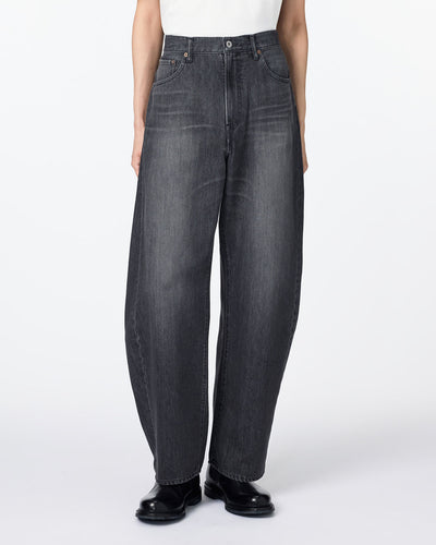 MEN｜Light Curve Jeans 9oz Washed Black