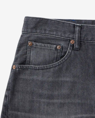 MEN｜Light Curve Jeans 9oz Washed Black