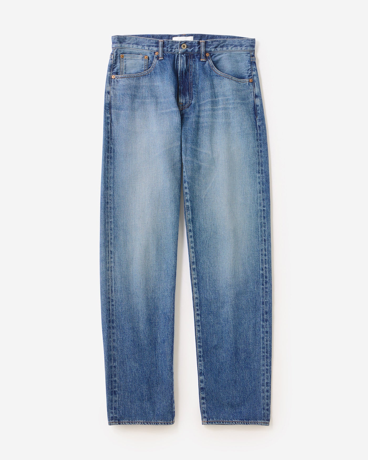 Selvedge Straight Jeans 12oz Medium Indigo