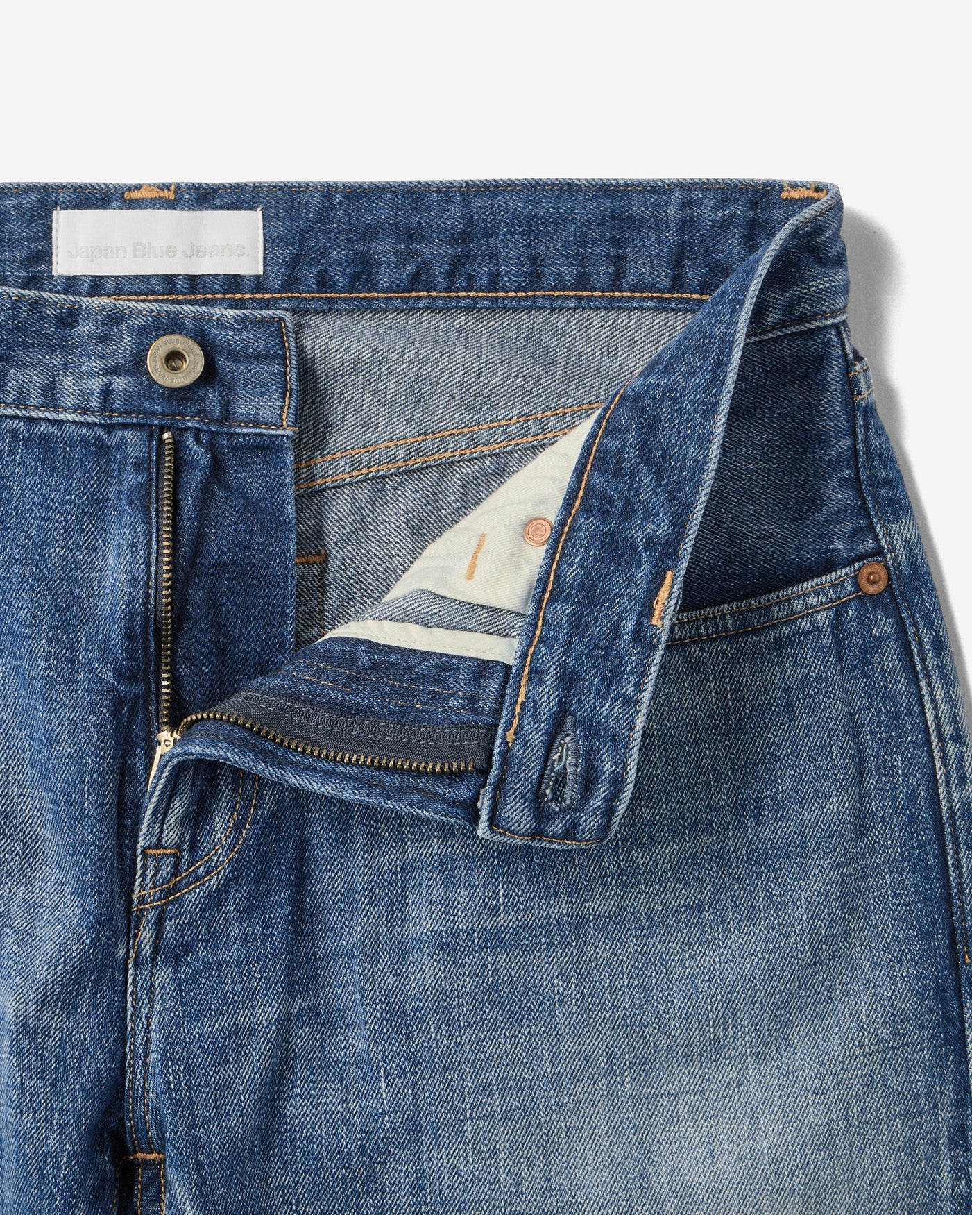 Selvedge Wide Jeans 12oz Medium Indigo
