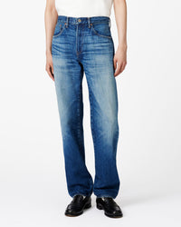 MEN｜Vintage Straight Jeans 12oz Medium Indigo - Japan Blue Jeans