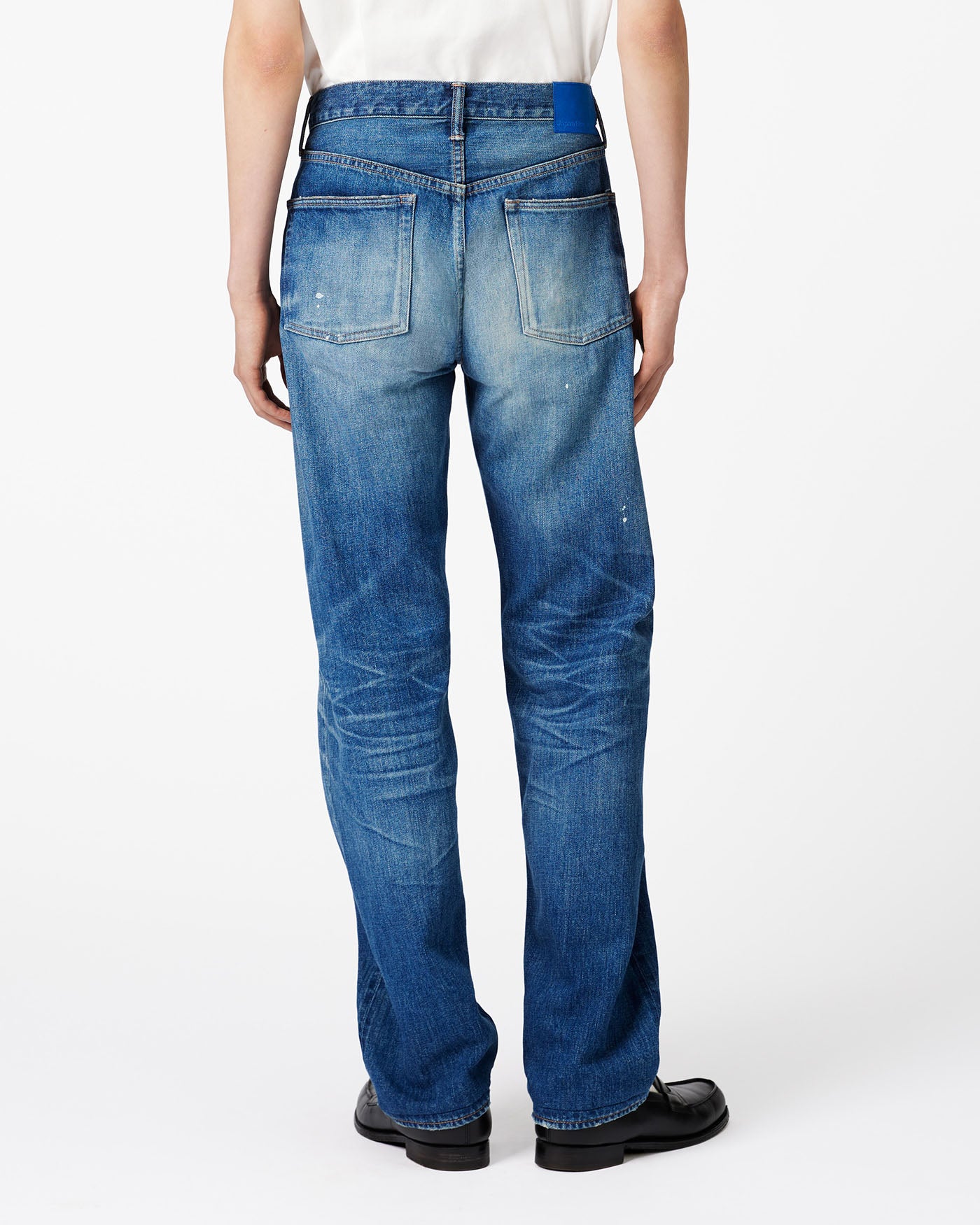 Vintage Straight Jeans 12oz Medium Indigo