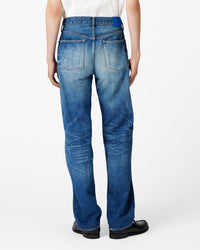 MEN｜Vintage Straight Jeans 12oz Medium Indigo - Japan Blue Jeans