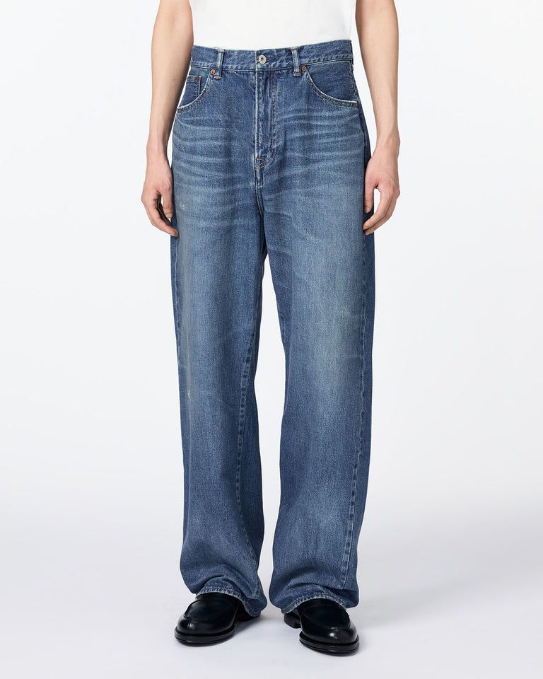 MEN｜ReDESIGN Skew Straight Jeans 12oz Dark Indigo