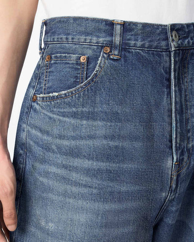 MEN｜ReDESIGN Skew Straight Jeans 12oz Dark Indigo