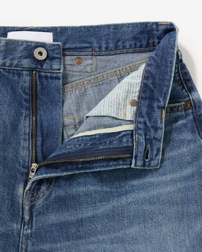 MEN｜ReDESIGN Skew Straight Jeans 12oz Dark Indigo