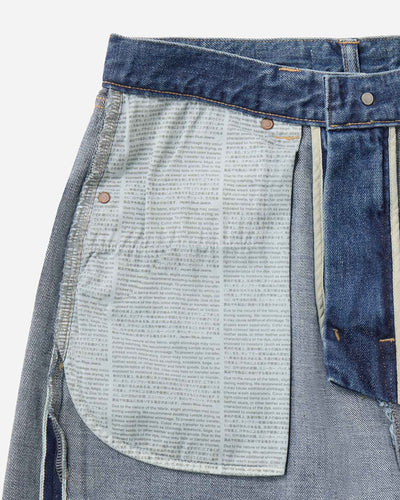MEN｜ReDESIGN Skew Straight Jeans 12oz Dark Indigo