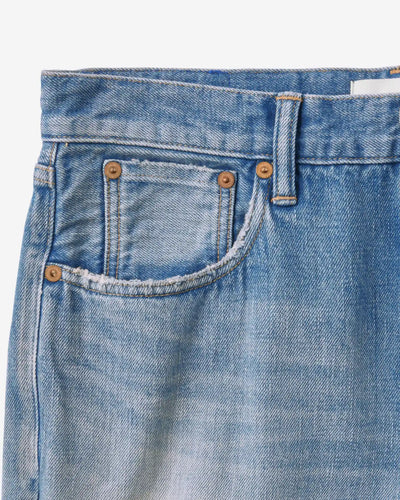MEN｜Vintage Slim Jeans 12oz Light Indigo