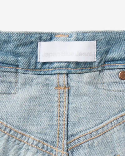 MEN｜ReDESIGN Skew Wide Jeans 12oz Light Indigo