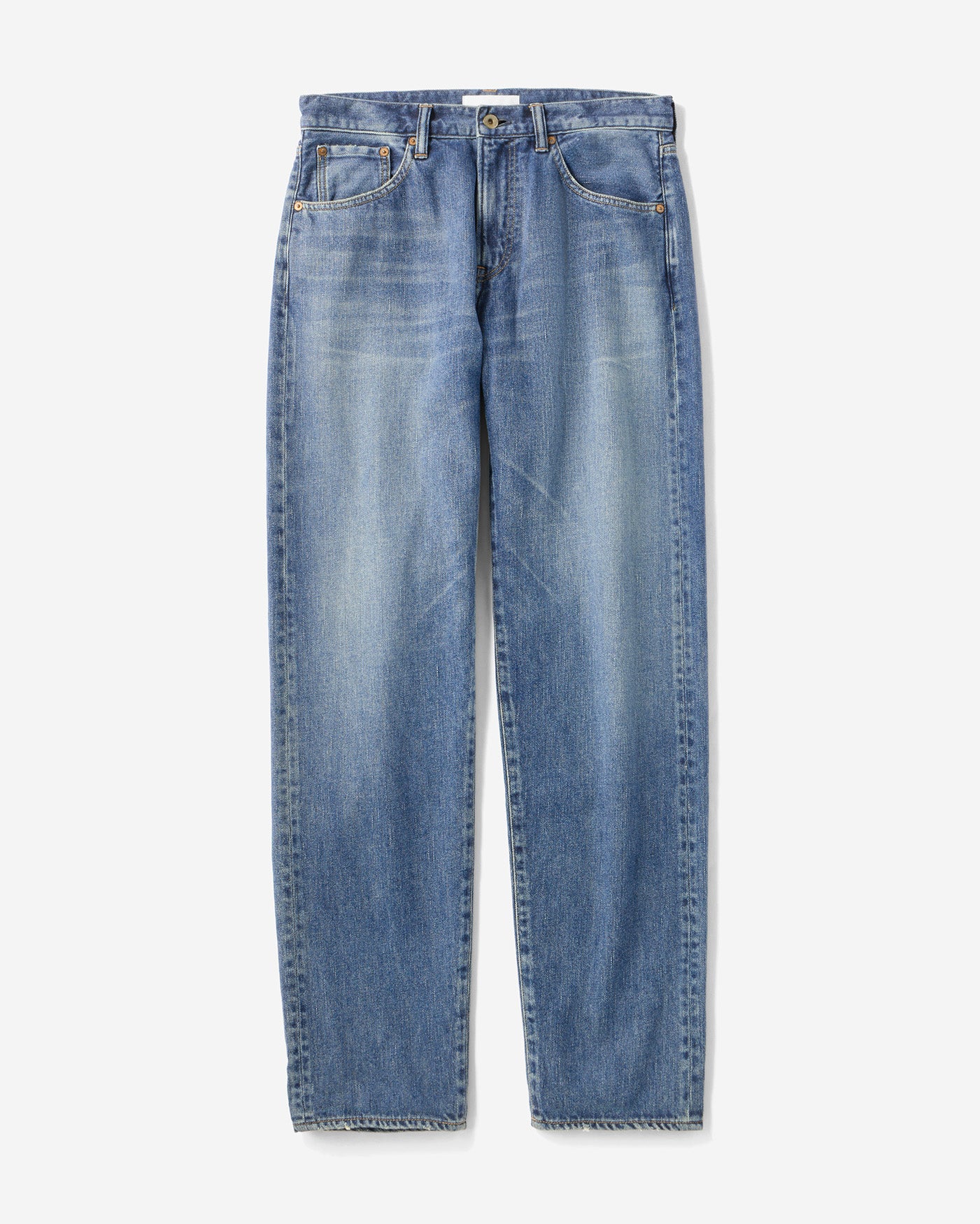 MEN｜Smooth Wide Jeans 9oz Medium Indigo