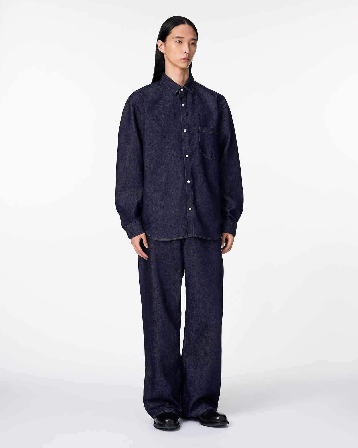 MEN｜Light Relax Fit L/S Shirt 9oz