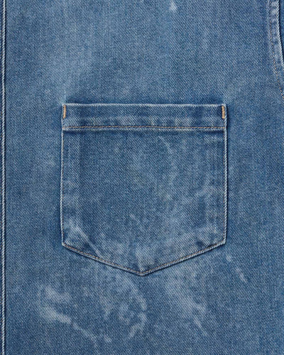 MEN｜Light Relax Fit L/S Shirt 9oz Medium Indigo