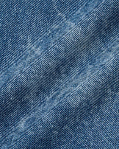 MEN｜Light Relax Fit L/S Shirt 9oz Medium Indigo