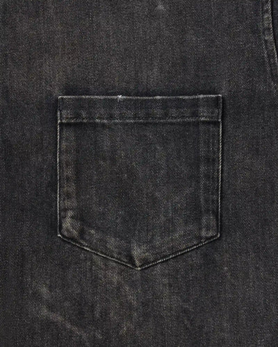 MEN｜Light Relax Fit L/S Shirt 9oz Washed Black