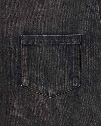 MEN｜Light Relax Fit L/S Shirt 9oz Washed Black