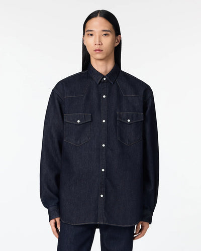 MEN｜Light Relax Fit L/S Western Shirt 9oz