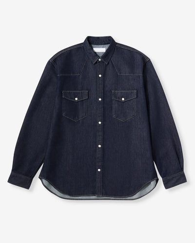 MEN｜Light Relax Fit L/S Western Shirt 9oz