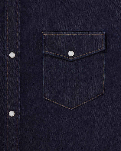 MEN｜Light Relax Fit L/S Western Shirt 9oz