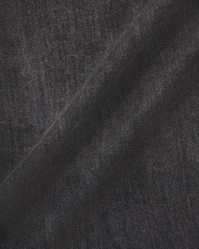 MEN｜Light Relax Fit L/S Western Shirt 9oz Washed Black