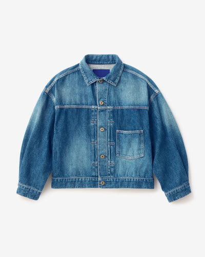 WOMEN｜Selvedge Denim Jacket 12oz Medium Indigo