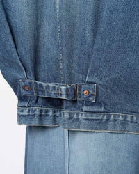 WOMEN｜Cutoff Denim Jacket 11oz Medium Indigo - Japan Blue Jeans