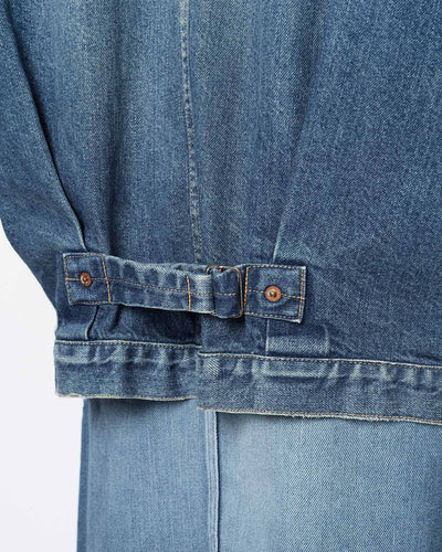 WOMEN｜Cutoff Denim Jacket 11oz Medium Indigo
