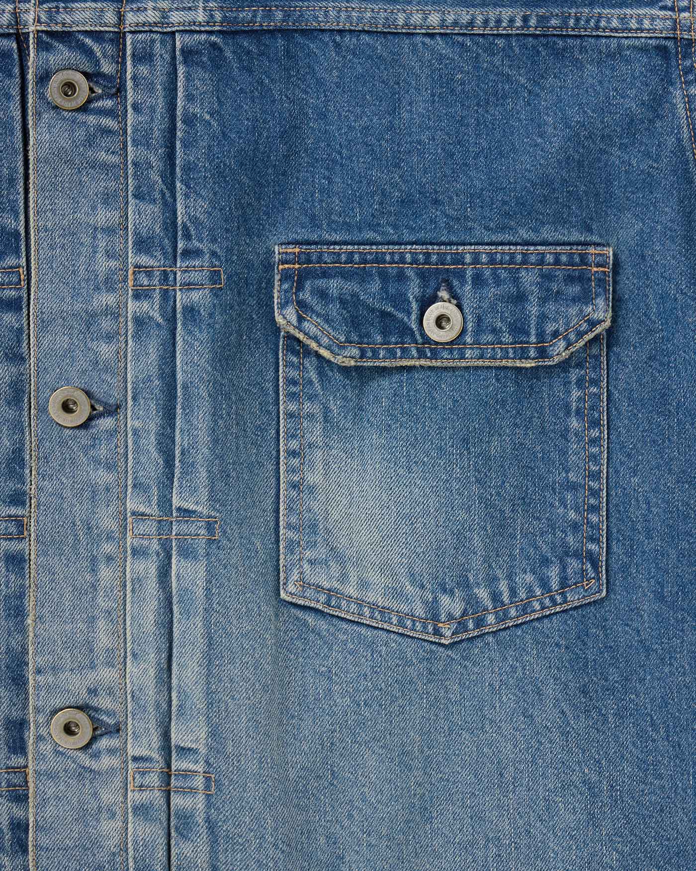 WOMEN｜Cutoff Denim Jacket 11oz Medium Indigo