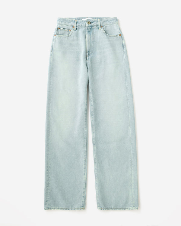 WOMEN｜Light Straight Jeans 9oz Light Indigo