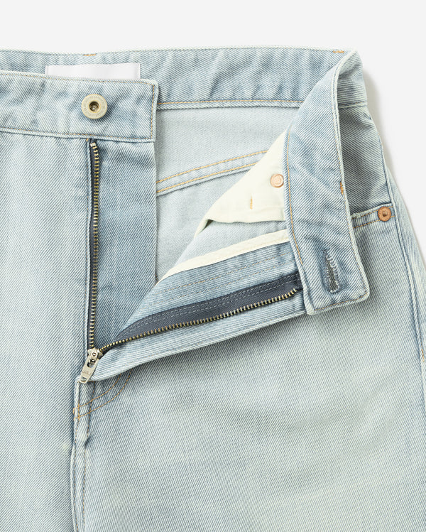 WOMEN｜Light Straight Jeans 9oz Light Indigo