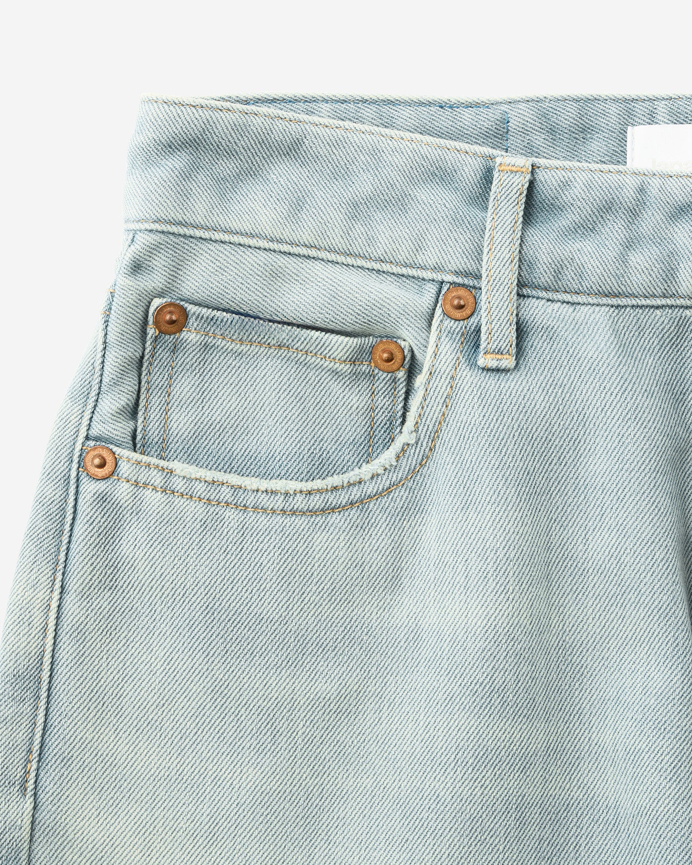 Light Straight Jeans 9oz Light Indigo