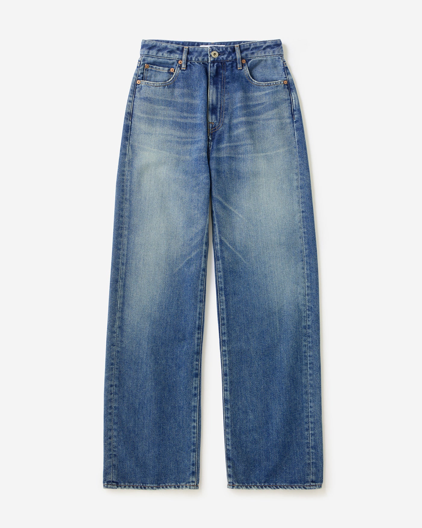 Light Straight Jeans 9oz Medium Indigo