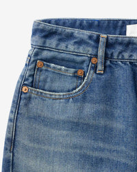 WOMEN｜Light Straight Jeans 9oz Medium Indigo【JEANS】| Japan Blue