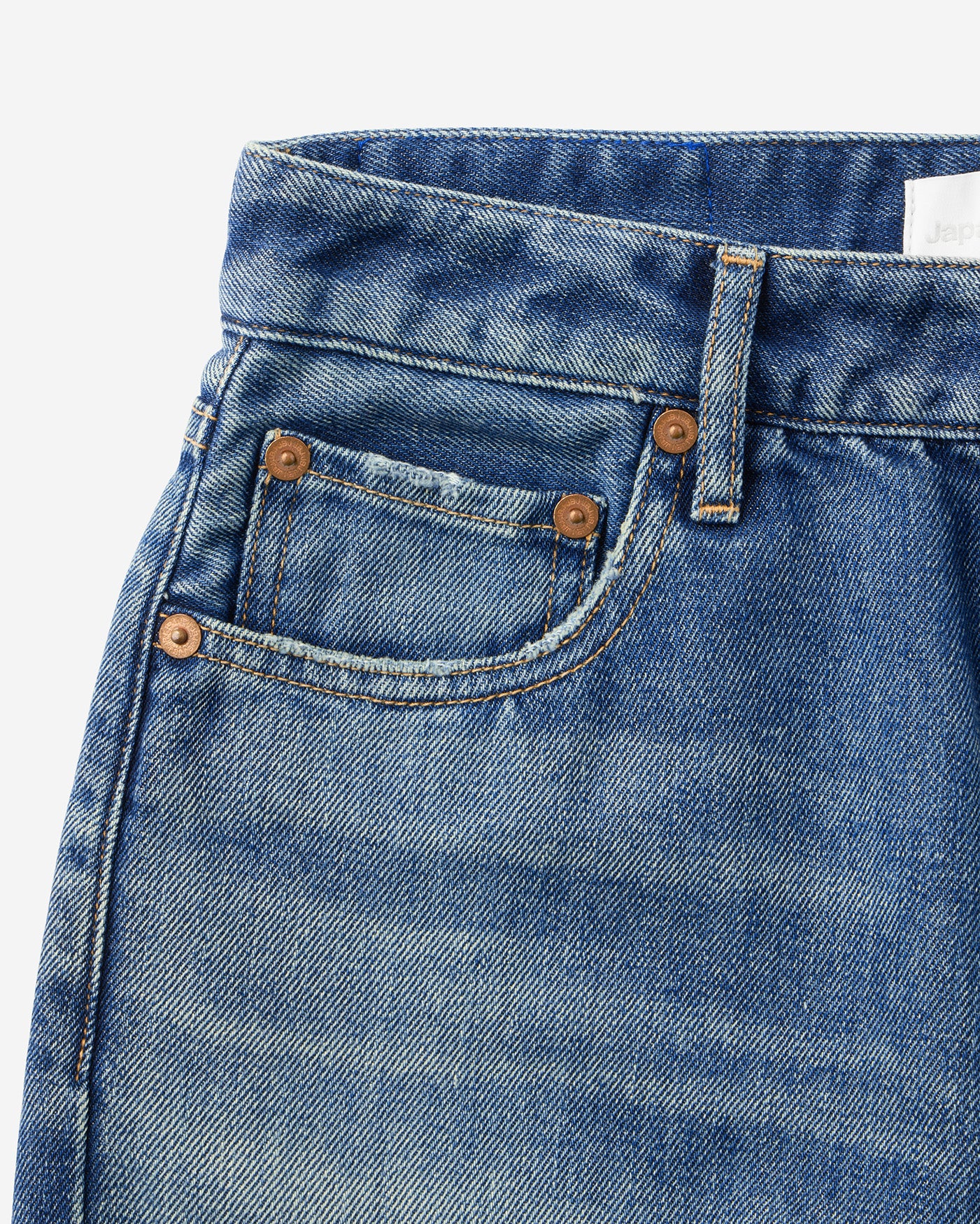 Light Straight Jeans 9oz Medium Indigo