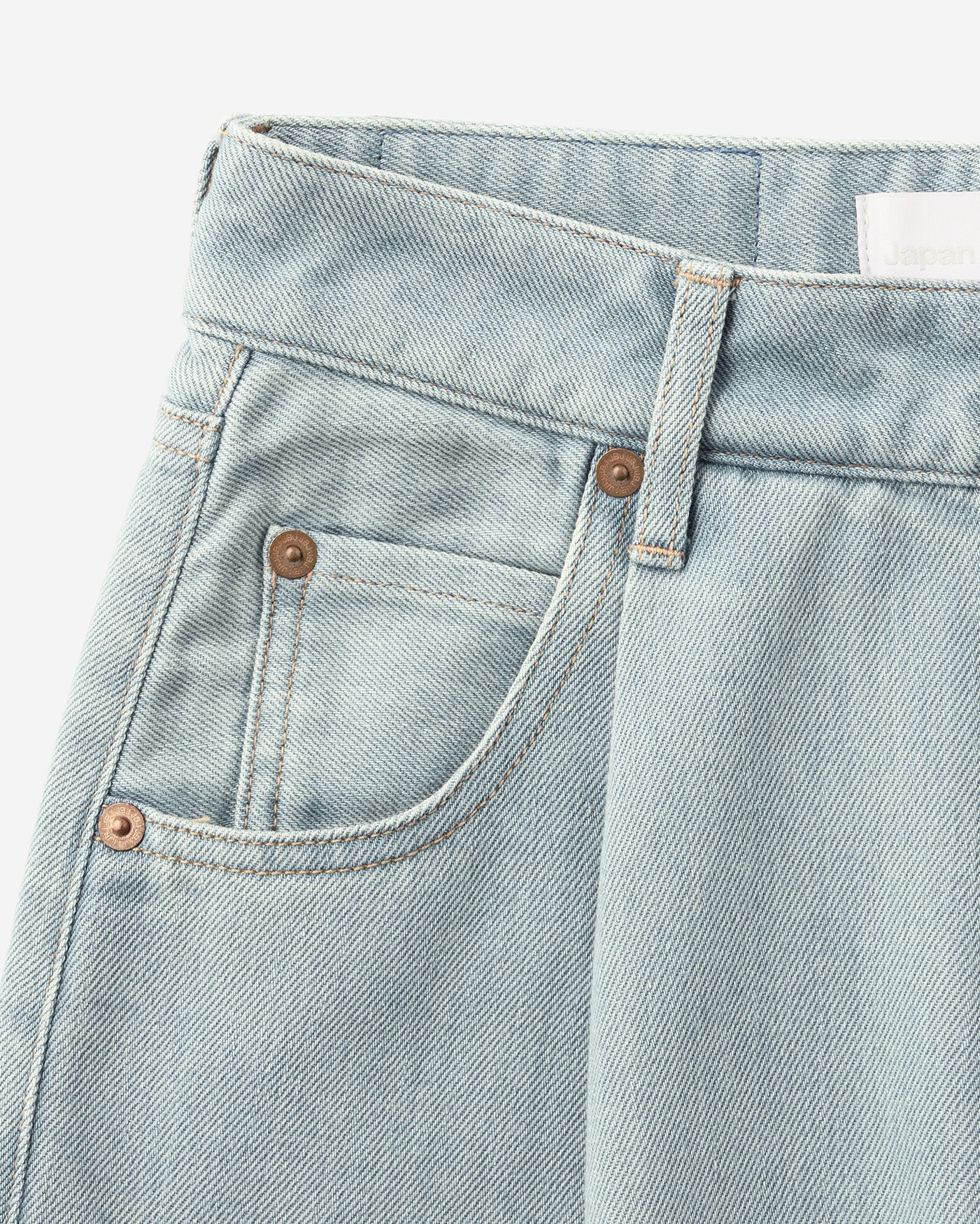 Light Wide Jeans 9oz Light Indigo