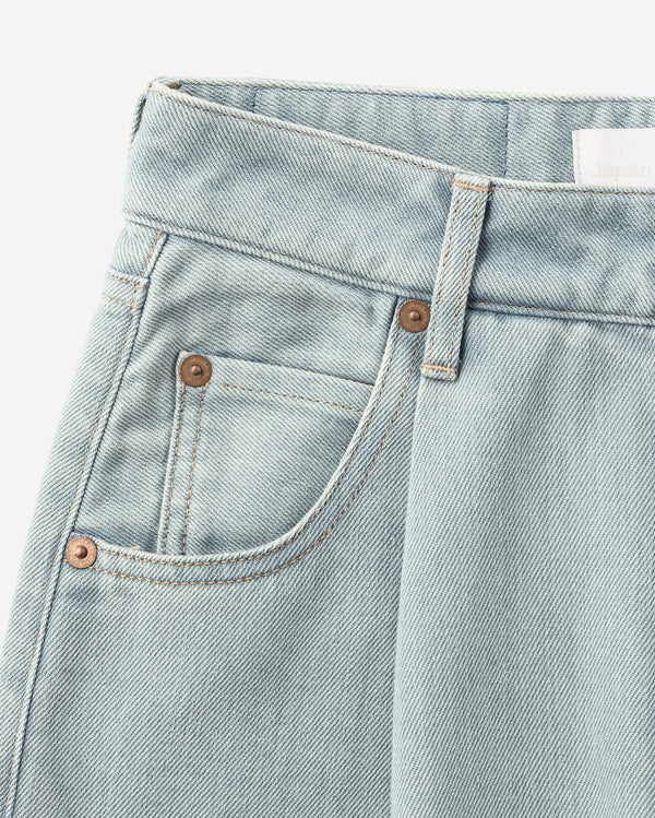 WOMEN｜Light Wide Jeans 9oz Light Indigo