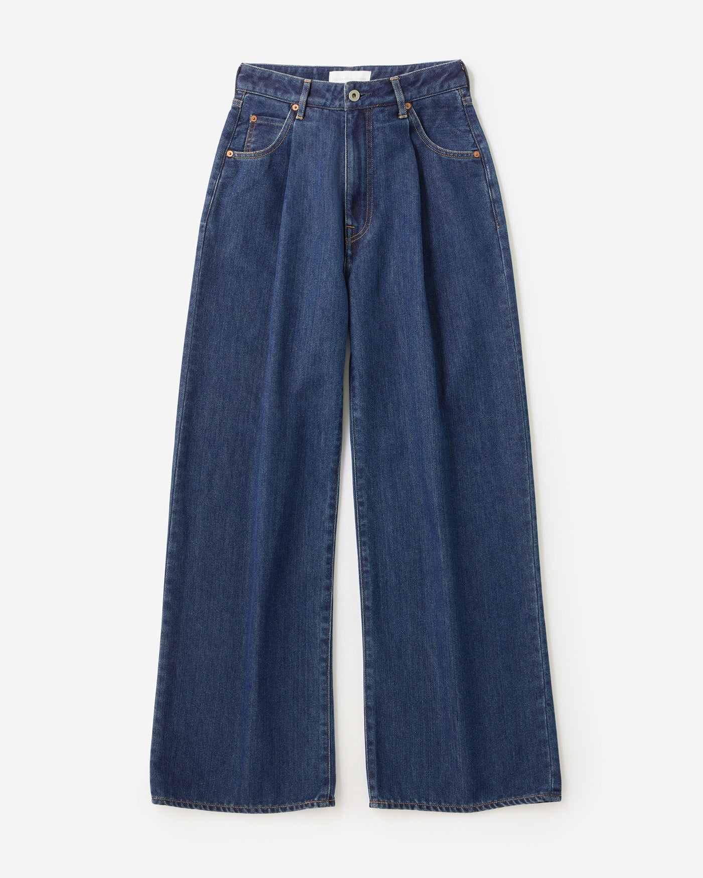 WOMEN｜Light Wide Jeans 9oz Medium Indigo | Japan Blue Jeans